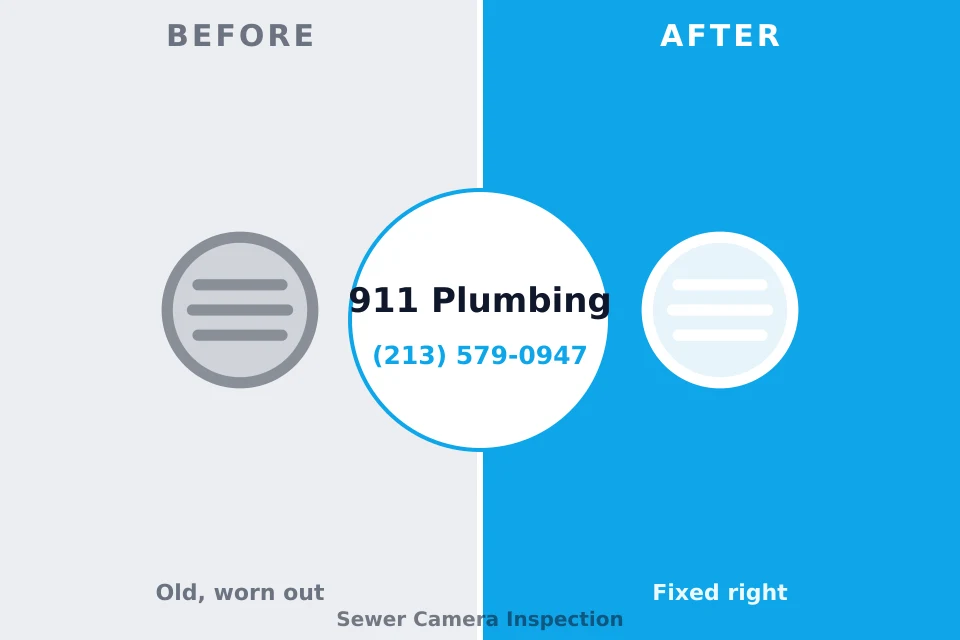 Before and after: plumbing company Warren, PA